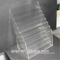 the top Letter Size Brochure Holder Clear, Black or White